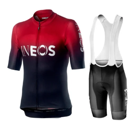 

2019 New INEOS Summer Cycling Jersey Set Breathable Team Racing Sport Bicycle Jersey Mens Cycling Clothing Short Bike Jersey NW
