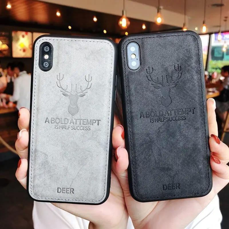 

For Xiaomi Redmi Note 5 Case Cloth Distressed Hard Back Cover Soft Frame Fabric Fundas Xiomi Redmi Note 5 plus Redmi6 Phone Case