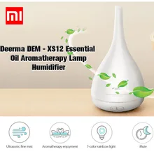 Original 1 Deerma Humidifier Aroma Diffuser Aromatherapy Humidificador Huile Essentiel Fogger LED Color Change For SPA