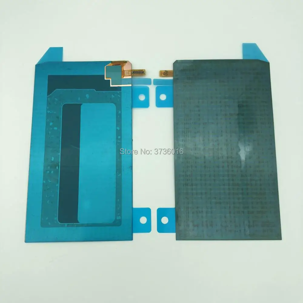 2 قطع ل samsung ملاحظة 5 LCD بخط اليد ملصقا مع الكابلات المرنة الكتابة التعريفي ورقة استبدال للهاتف المحمول إصلاح