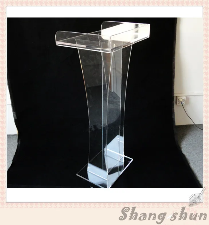 Plexiglass Desktop Lectern Acrylic Table Top Lectern Church Pulpit