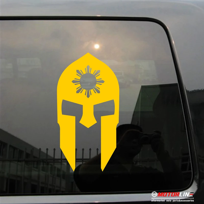 Sparta Molon Labe Spartan Flag Sun of Philippines Decal Sticker Car Vinylin Car Stickers from