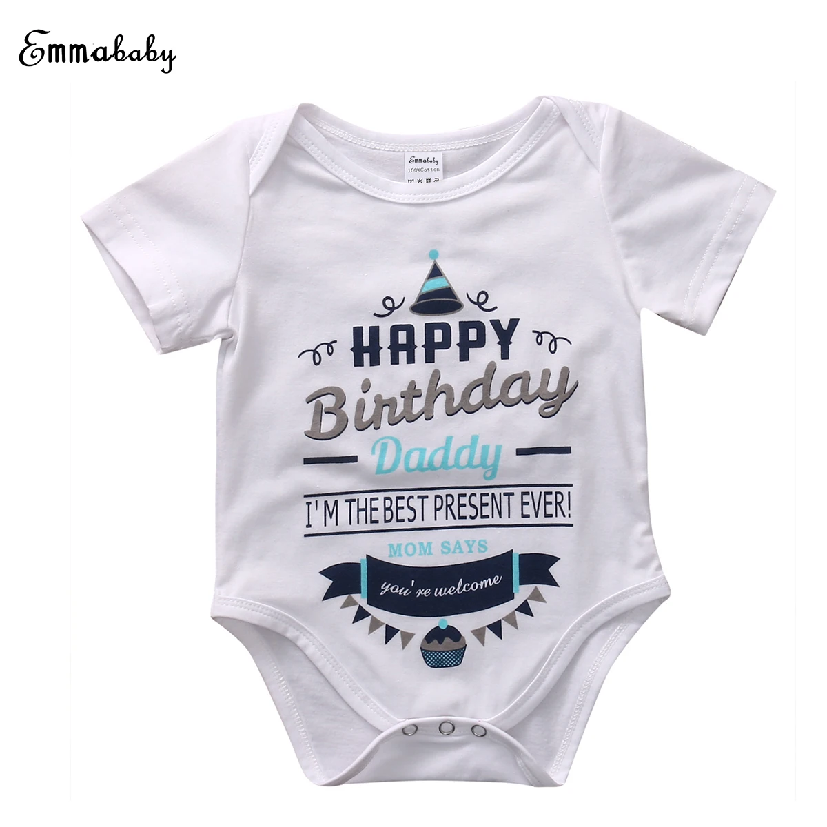 Top Baby Kids Boys Girls Infant Romper Jumpsuit Bodysuit Cotton Outfit Set 0-18M