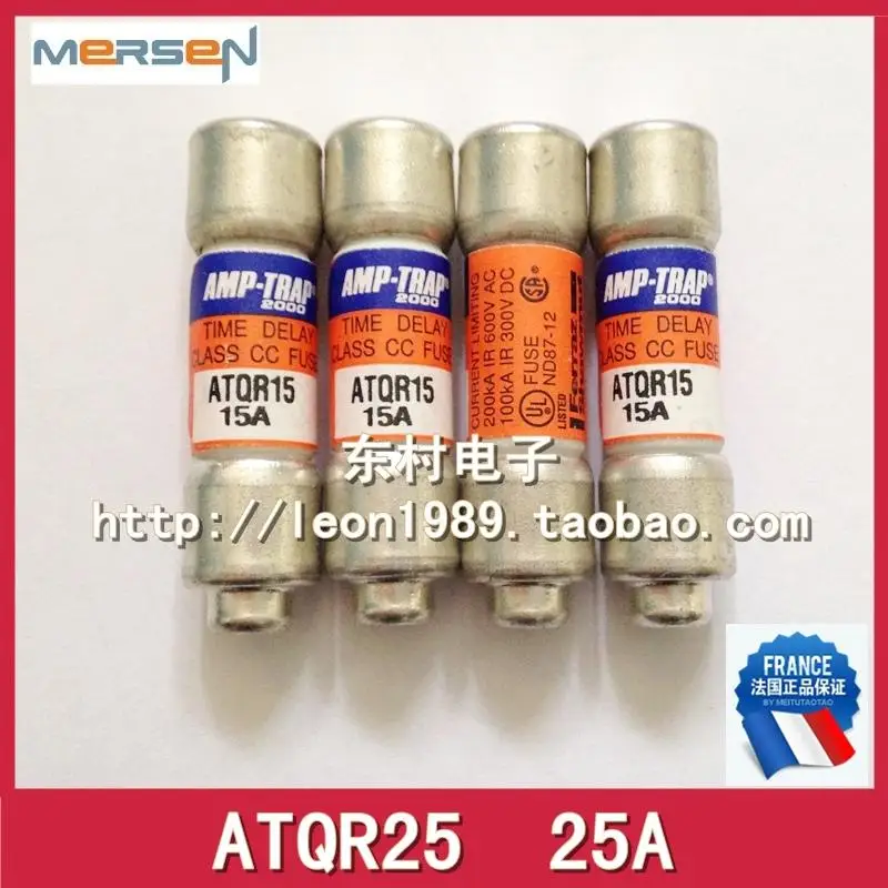 Ferraz Shawmut предохранитель MERSEN AMP TRAP предохранители ATQR25 25A 600V|ferraz shawmut fuses|ferraz shawmutferraz