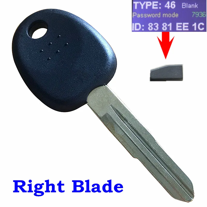 

Transponder Ignition Car Key Fob ID46 Chip For HYUNDAI Santa Fe Genesis For Soul HYN14RT14 HYN14PT Uncut Blade