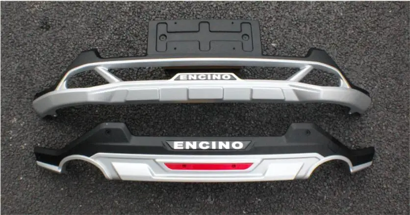 ABS хром автомобиль передние+ задние защитные бамперы защита противоскользящая пластина подходит для hyundai ENCINO KONA