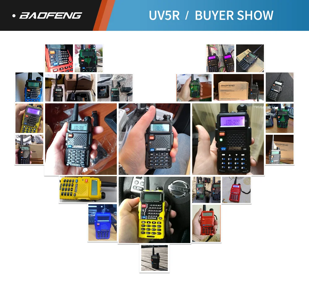 Новая рация BaoFeng UV-5R двухсторонняя cb радио версия uv5r 128CH 5 Вт УКВ 136-174 МГц и 400-520 МГц