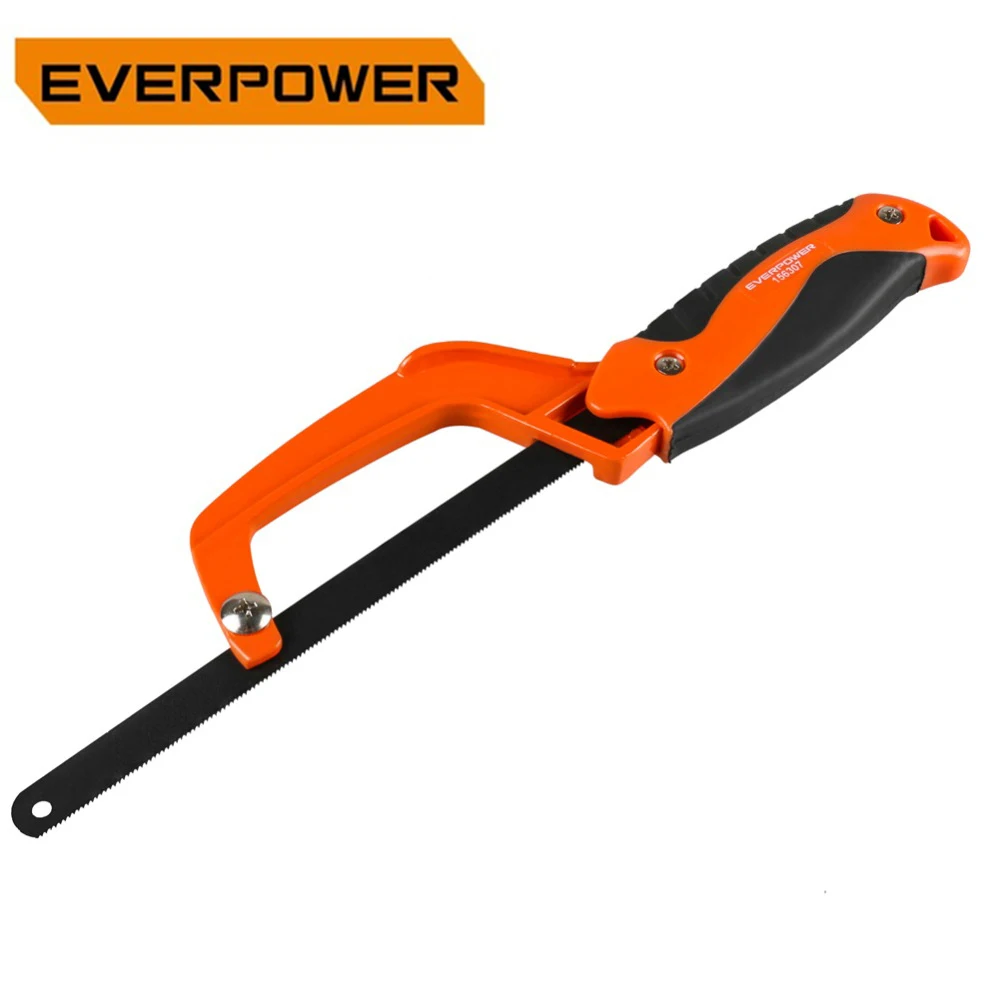 EVERPOWER 10"Aluminum Mini Hacksaw Hack Saw Easy Release Steel Blade