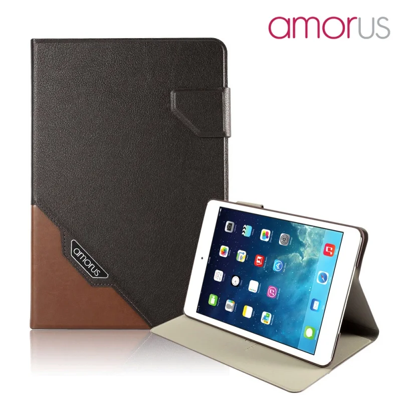 AMORUS Case for Apple iPed mini 3 2 1 Case Premium Business Smart PU Leather Tablet