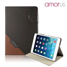 AMORUS Case for Apple iPed mini 3 2 1 Case Premium Business Smart PU Leather Tablet
