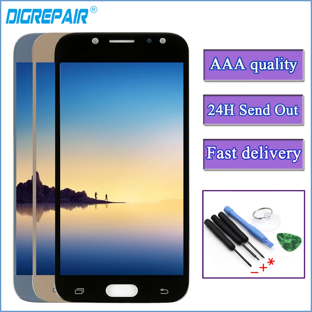 

J530f lcd For SAMSUNG GALAXY j5 2017 lcd J530 J530F SM-J530F J5 Pro 2017 LCD Display touch Screen Digitizer Assembly J530 screen