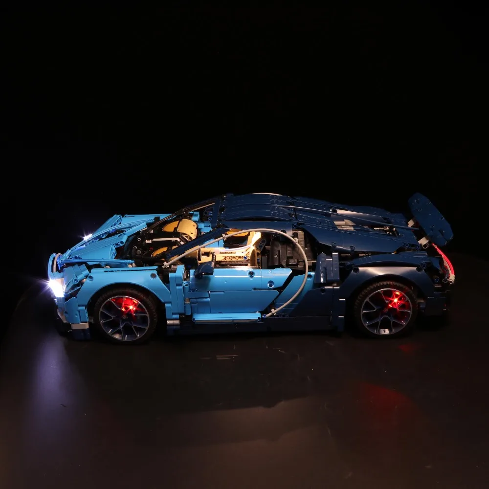 Светодиодный светильник Lego Technic 42083 Bugatti Chiron для гоночного автомобиля
