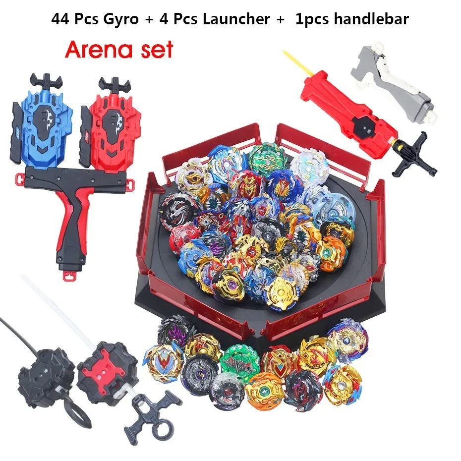 Все топы набор метателей Beyblade Gt God Bey Blades Blast Burst высокая производительность Fight Top Toys дети Bables Bayblade Arena Новые