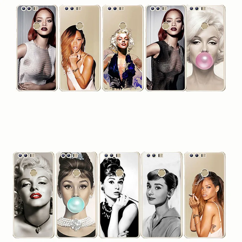 

Phone Cover Rihanna Anti Work Drake Audrey Hepburn Marilyn Monroe Soft Case forhuawei Honor 9 9 lit 8 8 lite 10 10 lite