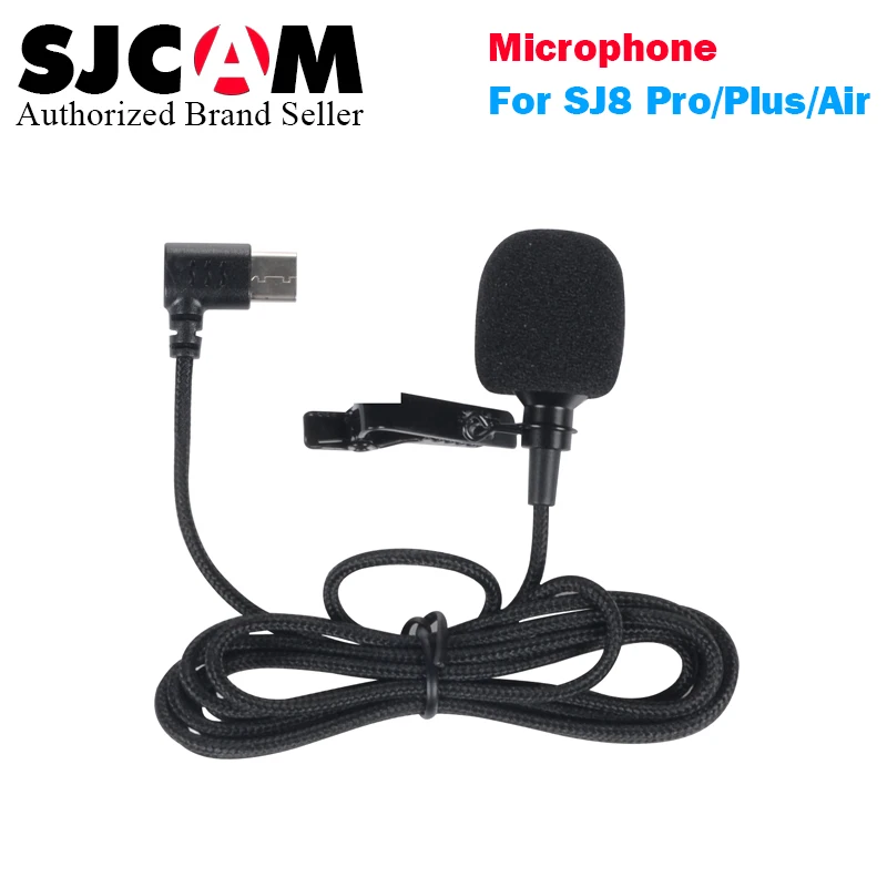 SJCAM SJ9 Strike SJ8 Pro серии Аксессуары Тип C внешний микрофон для SJ8 Pro plus air Sports Экшн-камера