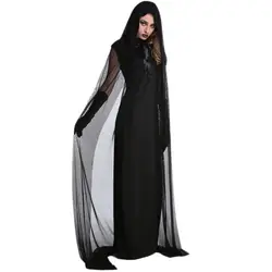 Вампир ведьма платье Для женщин Хэллоуин костюмы для праздника костюмы Униформа с Шапки перчатки вечерние сценические костюмы для