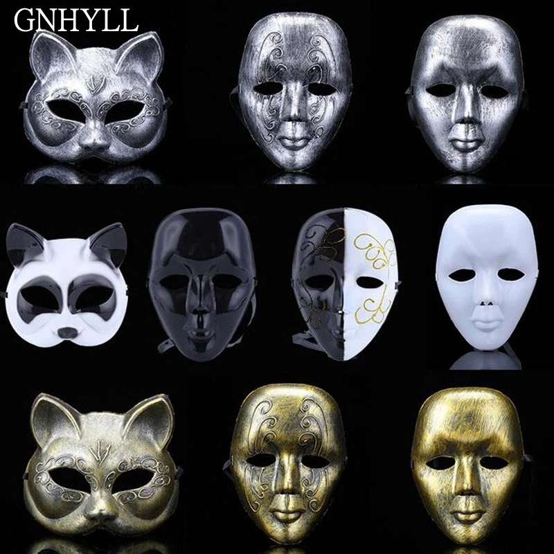 

GNHYLL Cosplay Costume Halloween Killer Mask Venetian mask Retro fox mask Horror male/female mask