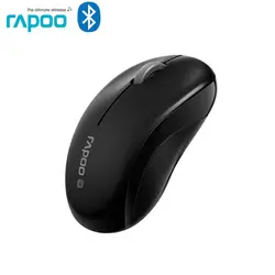 Rapoo Bluetooth беспроводная мышь для ПК, windows, apple и Android OS, все Bluetooth 3,0 tv, ноутбук, компьютер, Macbook, планшет-черный