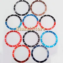 Модный тренд 1 шт. 39,5 мм алюминиевый материал БЕЗЕЛЬ для наручных часов вставка подходит 41 мм Corgeut часы P836