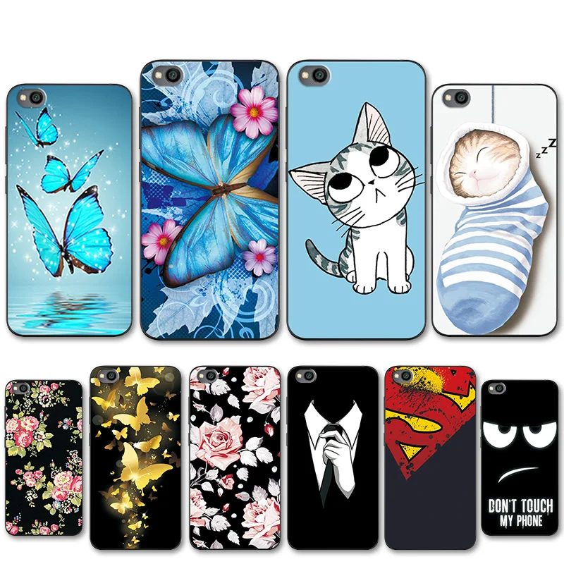 

For Xiaomi Redmi Go 5.0'' Various Phone Case For Xiaomi Redmi Go Soft Silicone TPU Patterned Fundas Redmi Go RedmiGo Cover