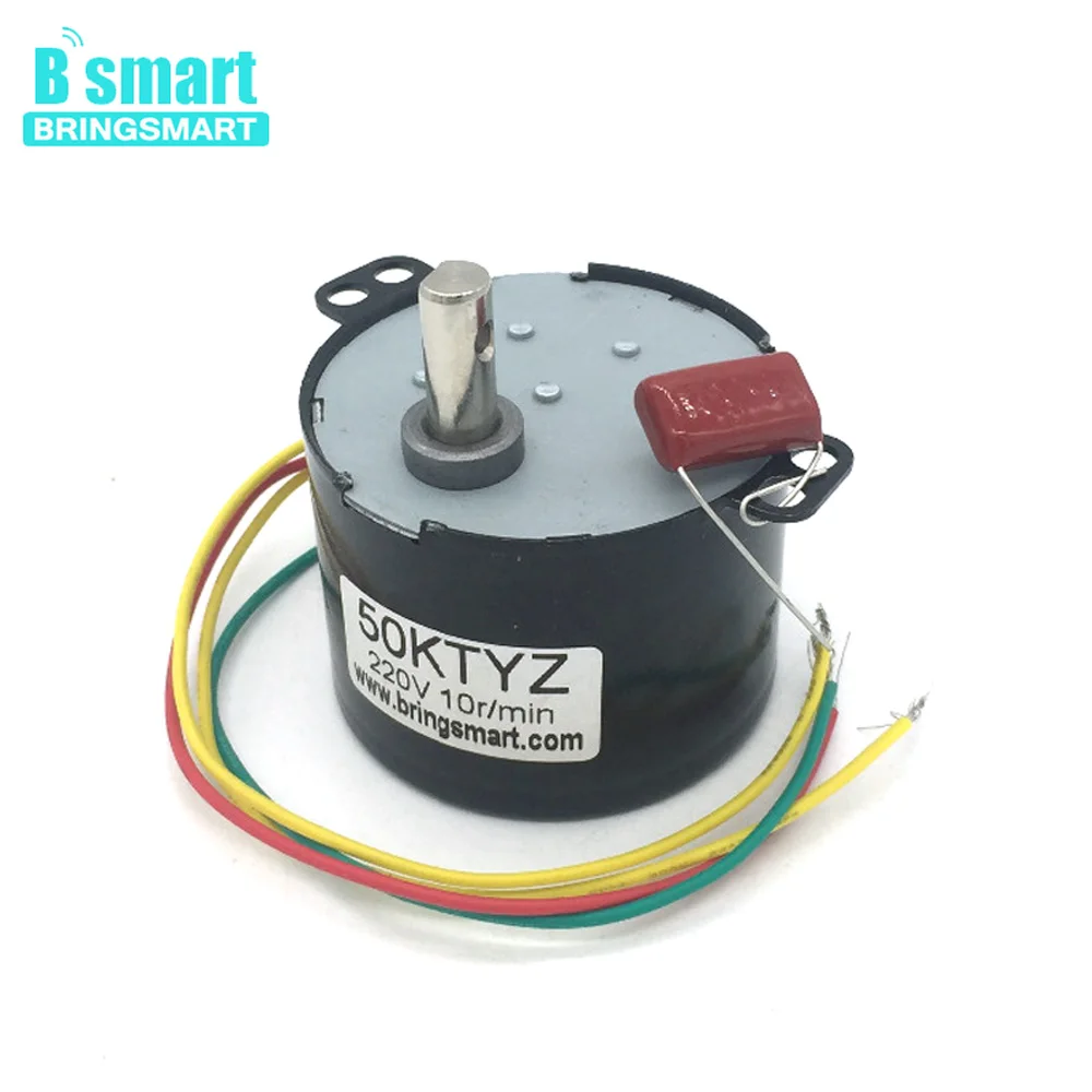 

50KTYZ Synchronous Motor CW/CCW Gear Motor 220V AC Low Noise Slow Speed Reducer-Motor Use For Barbecue Motor Or etc.
