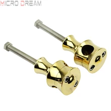 Латунь мотоцикл грубой работы 1 дюйм и 25 мм велосипедное крепление зажим стояки для Harley Chopper скремблер 1 ''ручка стойки для руля