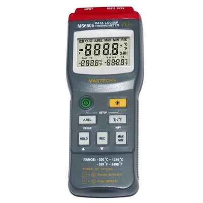 

MASTECH MS6506 Thermometer Computer Communication Recording Temperature Tester