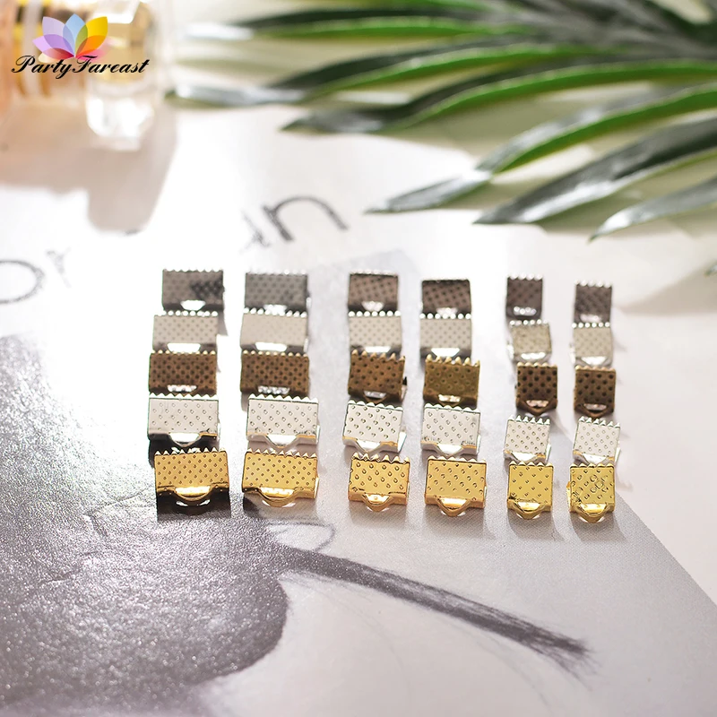 

50Pcs 6/8/10/13mm Charm Horse Mouth Clip Multicolor Metal Clips Craft Materials for Diy Handmade Bracelet Necklace Decoration