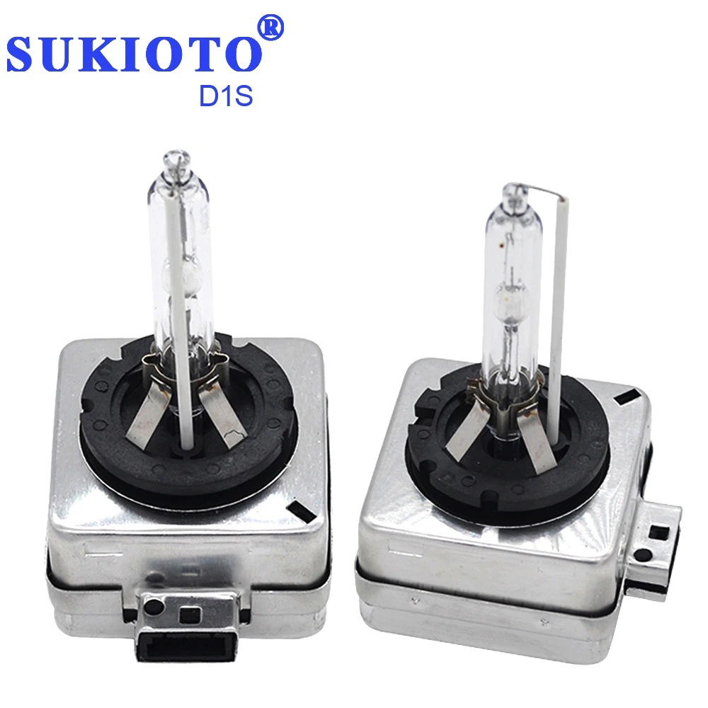 SUKIOTO AC 35W HID ксеноновая лампа 4300K 3000K D1S D2S D3S D4S 5000K 6000K 8000K 10000K фиолетовая розовая зеленая синяя Автомобильная фара hid лампа