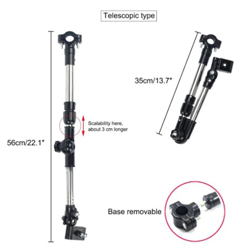 Толстый из нержавеющей стали прямой велосипедный Зонт стенд электрический автомобиль изогнутый Зонт стенд зонт для детской коляски подставка для велосипеда