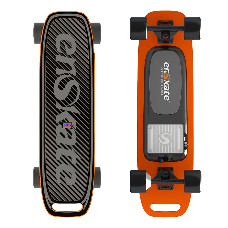 

enSkate WoBoard Mini Electric Skateboard Longboard Scooter Smart Board Remote Control Samsung Battery 4 Levels Speed Orange