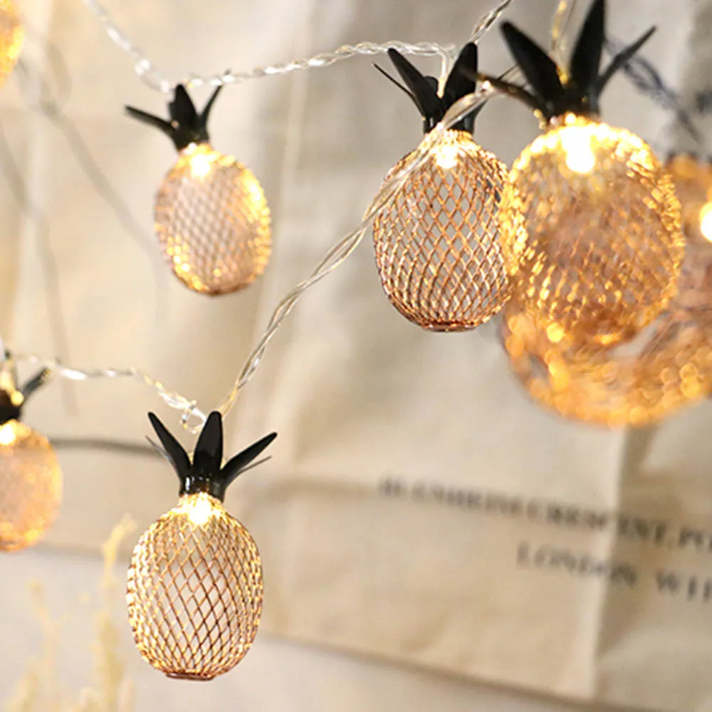 

1-3M 10 / 20 Leds Pineapple Shaped String Light Christmas Wedding Lanterns Fairy String Lights Indoor Lamp