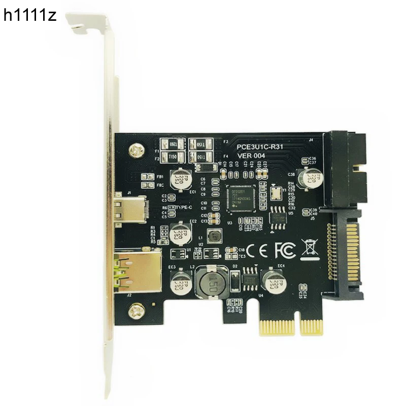 PCI Express e к USB 3 1 Type C переходная карта PCIe быстрой зарядке 2.4A и фронтальному майнеру с