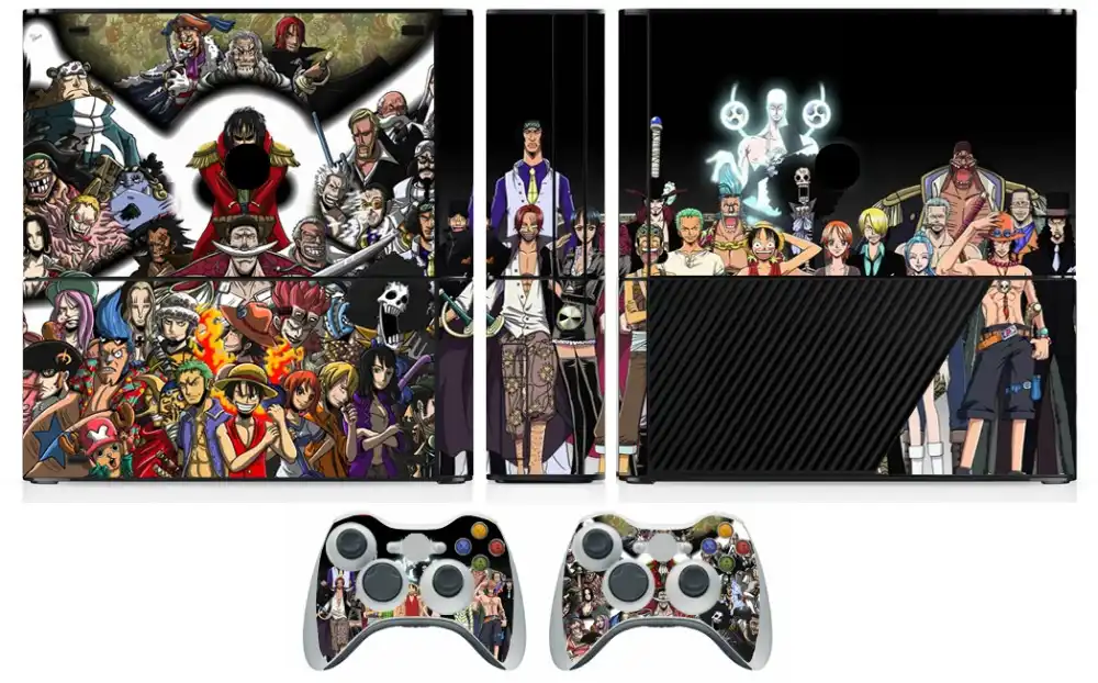 One Piece 275 Vinyl Skin Sticker Protector For Microsoft Xbox 360 E And 2 Controller Skins Stickers For Xbox360 Slim E Protector Sticker Protector Control Xbox 360protector Xbox One Aliexpress
