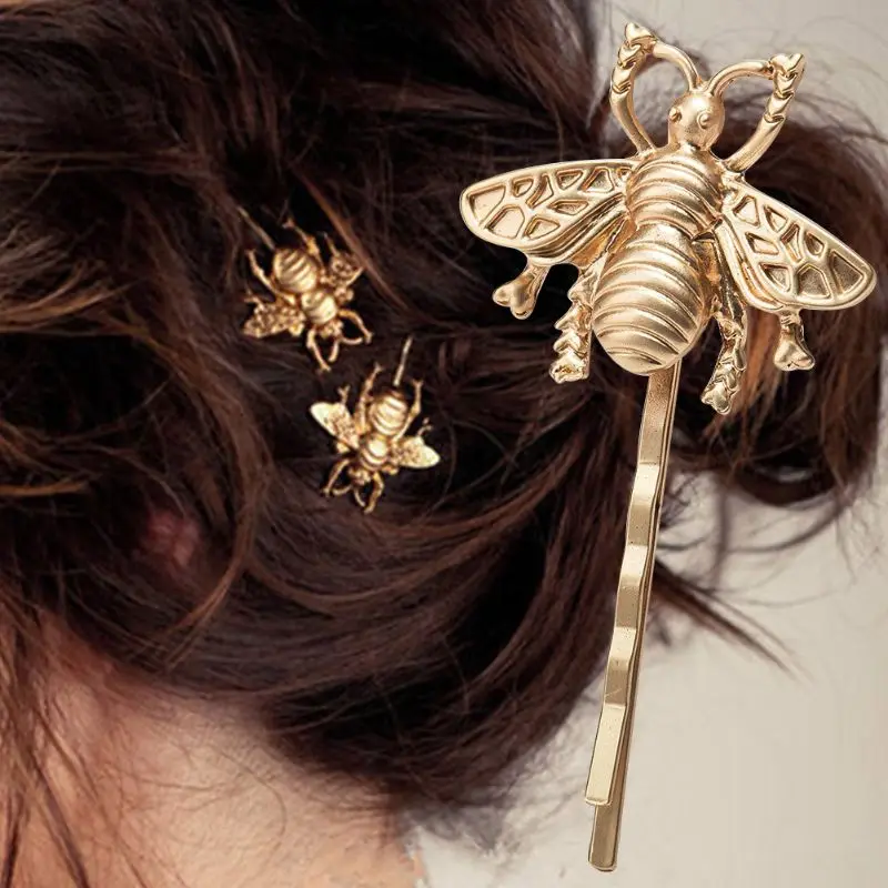 Женская модная бижутерия шпильки с пчелами боковая заколка аксессуары для волос заколка заколки