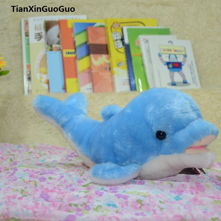 blue dolphin stuffed animal