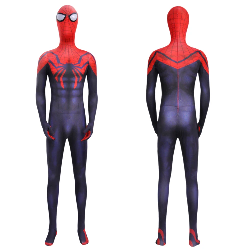 Черный день новый человек паук косплэй костюм супер герой набор для детей и взрослых Рождественские комбинезоны маска 3D печать на заказ