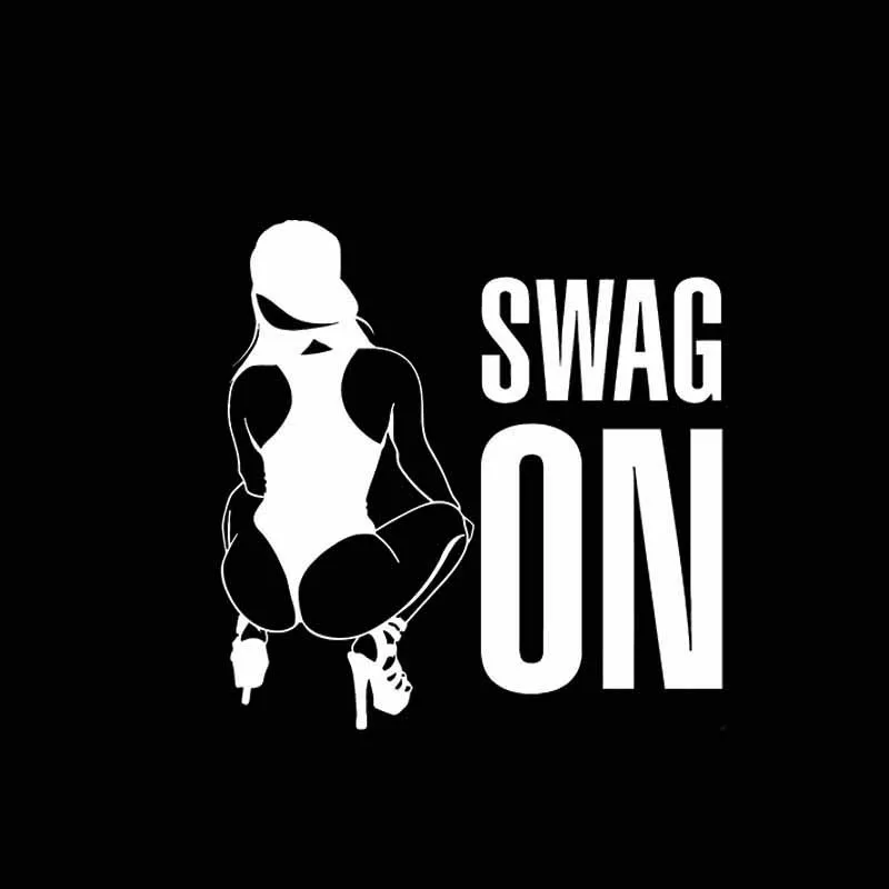 YJZT 14 6*14 6 см сексуальная девушка Swag на хорошее качество популярный дизайн крутой