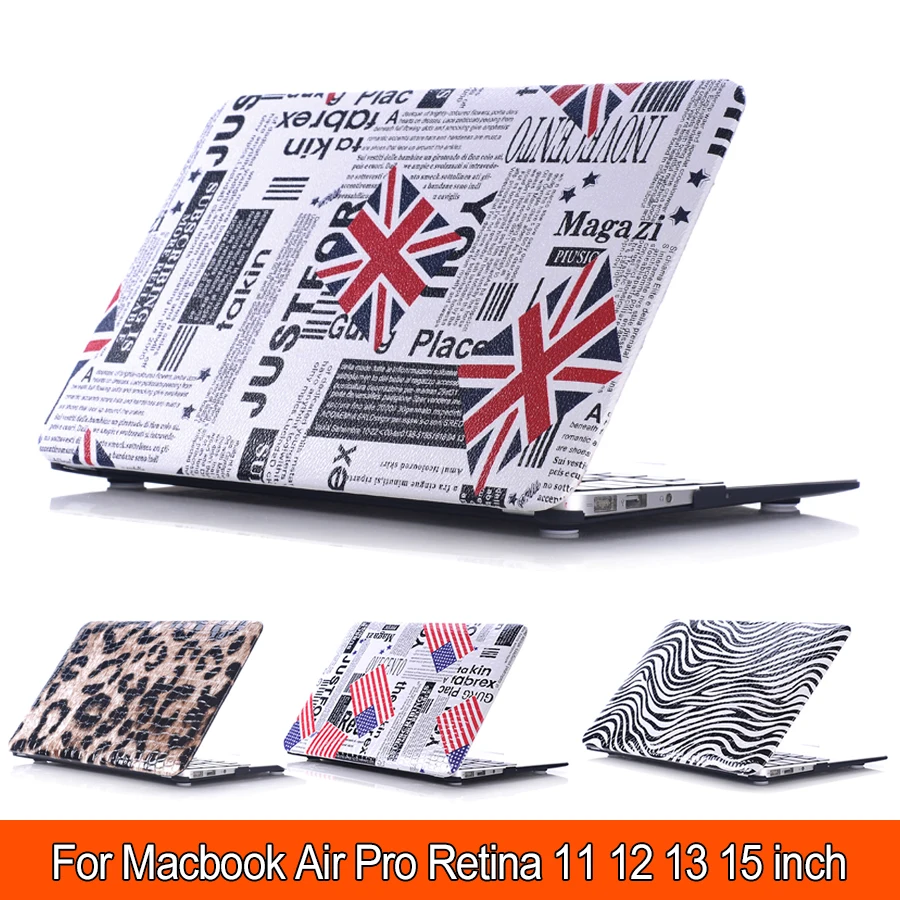

Laptop Case for apple Macbook Air 11 12 13 Pro 13 15 Retina Matte Hand Feeling Shell Cover Protective Case USA UK