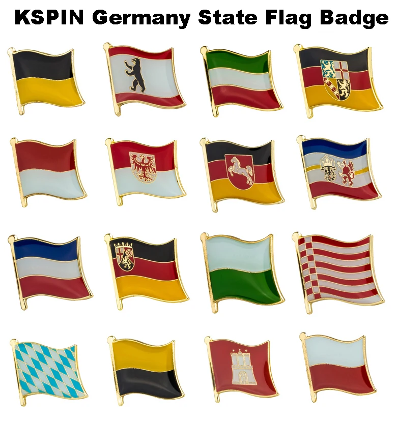 

Badge Metal Germany Flag Badge Badges for Clothes Button on Brooch Plating Brooches for Jewelry XY0167-77