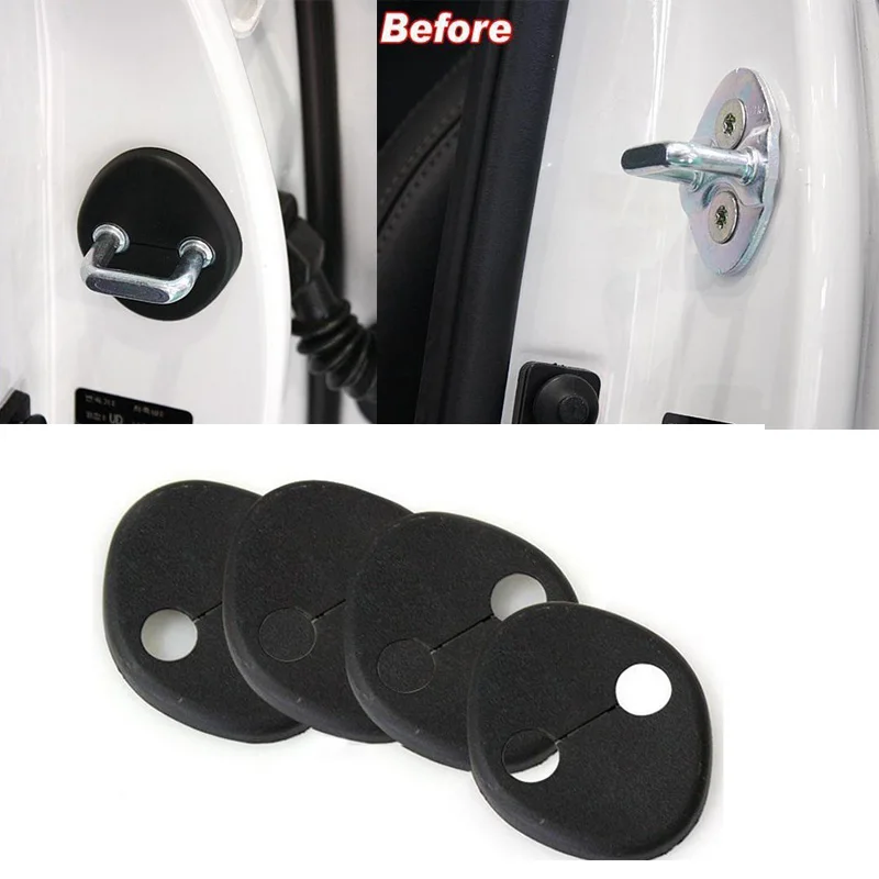 Car Door Lock Protective Cover Fit For Kia K2 Soul RIO SOUL font b Hyundai b