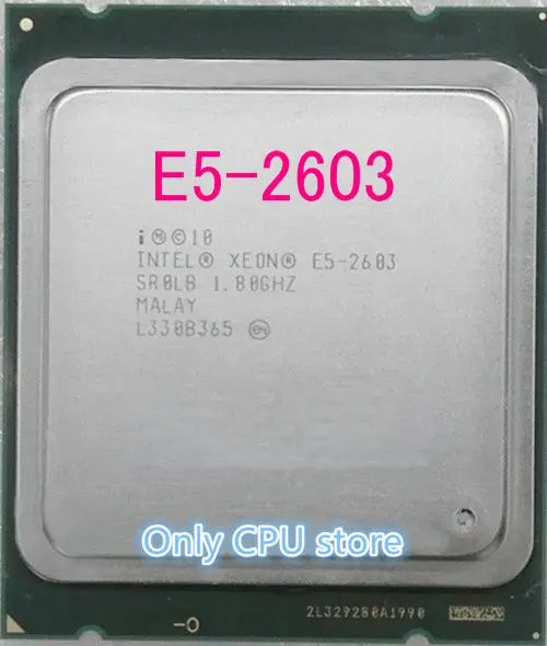 Original Intel Xeon E5-2603 E5 2603 CPU processor 1.80GHZ FCLGA2011 80W 10MB Quad-Core Free shipping | Компьютеры и офис