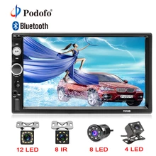 Podofo 2din Autoradio 7 “Schermo di Tocco di HD Display Digitale Bluetooth Multimedia MP5 Lettore USB 2 din Auto Radio Stereo monitor