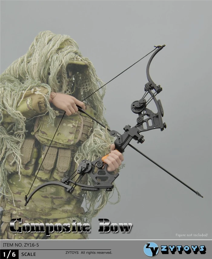 1/6 весы композитный лук ZY16 5 игровая фигурка военного аксессуары модель оружия