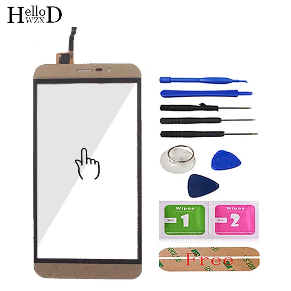 5.5'' Mobile Phone Touch Panel For Cubot Dinosaur Touch Screen Glass Digitizer Panel Front Glass Lens Sensor Tools Free Adhesive