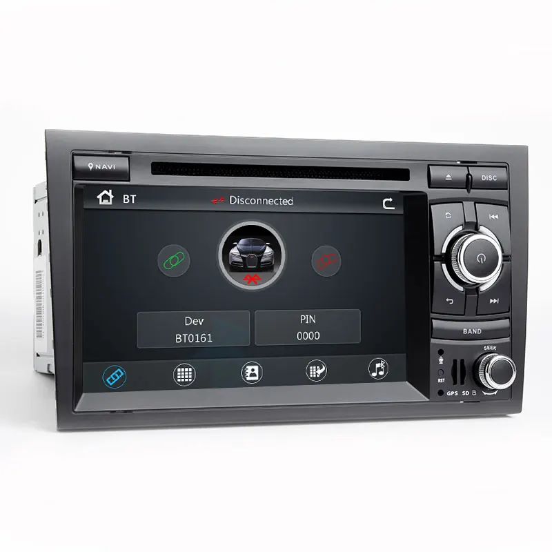 Sale Car Multimedia Player 2 Din Audio GPS DVD Head Unit for Audi A4 B6 B7 S4 B7 B6 RS4 2002-2008 RS4 B7 SEAT Exeo 2008-2012 3