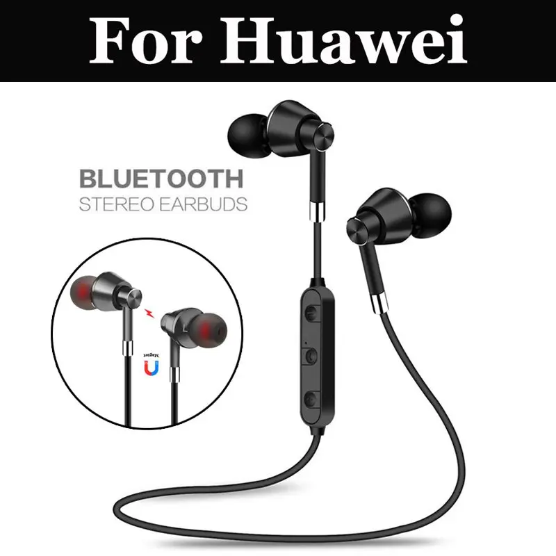 Bluetooth Stereo Earphone Sport Headset Mic For Huawei Enjoy 6 7 GR3 Magic Mate 10 Pro 20 9 Lite RS Porcshe Design | Электроника