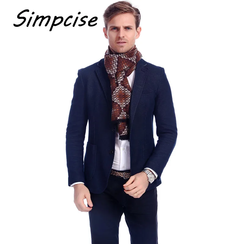 Men Wild Style Scarves  New Arrival Hot Sale Unique Design Windproof Warm Thick Winter Scarves A3A18924 man scarf