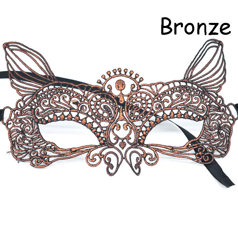 2017 new colorful lace mask gilt silver lace wedding and party mask nightclub dance sexy mask vintage masquerade party mask (3)