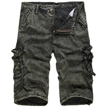 Новинка, комплект летней одежды Для Мужчин's Пляжные шорты хлопковая армейская Стиль камуфляжные шорты милитари для мальчиков Новые Для мужчин s Уличная одежда в европейском стиле